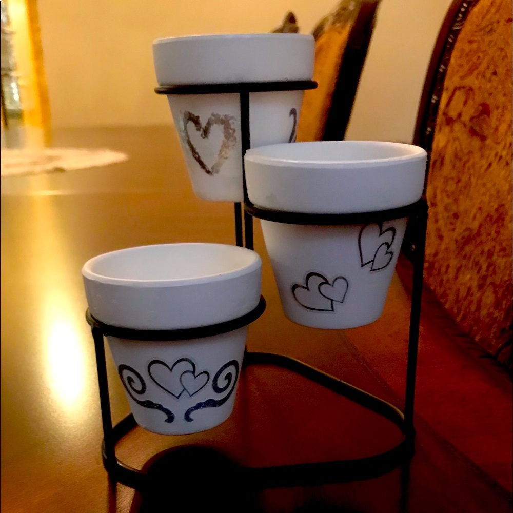 Clay Pots with Stand
